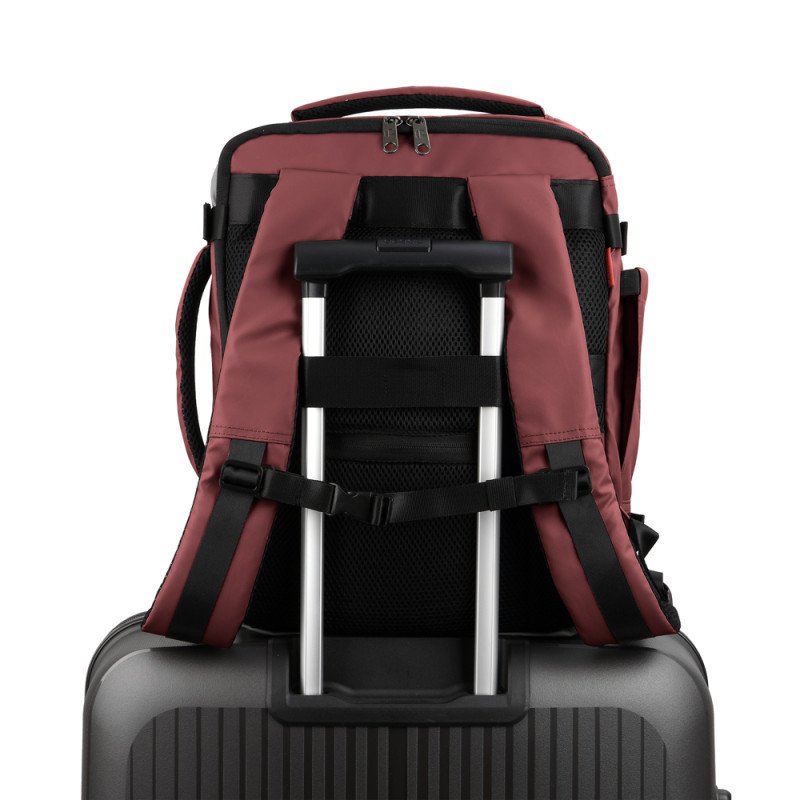 MOCHILA VIAJE CANADÁ BURDEOS - Imagen 3